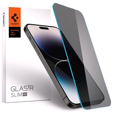 Protecteur d\'Écran iPhone 14 Pro Spigen Glas.tR Slim Privacy
