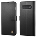 Étui Portefeuille Samsung Galaxy S10 Spigen La Manon - Noir