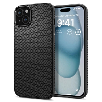 Coque iPhone 15 en TPU Spigen Liquid Air - Noire