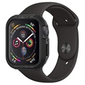 Coque Apple Watch Series 9/8/7/SE/6/5/4 en TPU Spigen Rugged Armor - 44mm/45mm - Noir