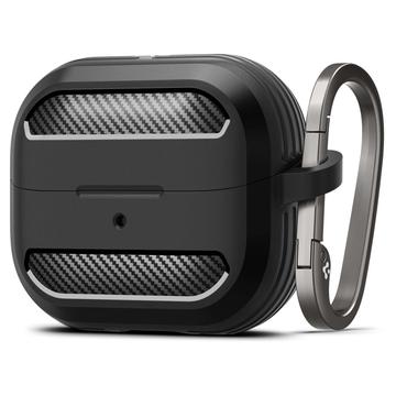 Étui Samsung Galaxy Buds3/Buds3 Pro en TPU Spigen Rugged Armor - Noir