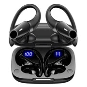 Sports TWS Earphones with Charging Case T59 - HiFi - Black
