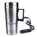 Tasse-bouilloire électrique en acier inoxydable pour voiture - 400ml