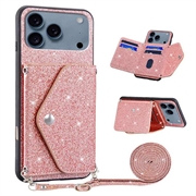 Coque avec Porte-Cartes iPhone 17 ProStardust - Rose