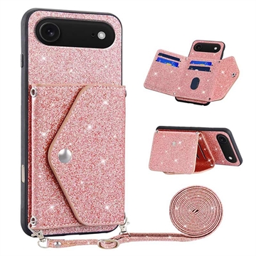 Coque avec Porte-Cartes iPhone AirStardust - Rose
