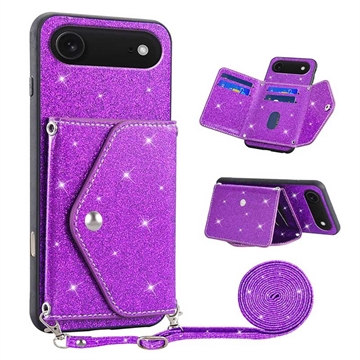 Coque avec Porte-Cartes iPhone Air Stardust - Violete