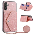 Coque avec Porte-Cartes Samsung Galaxy A14 Stardust