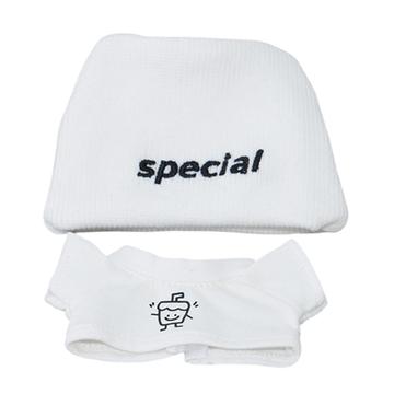 Vêtements Street Style pour poupée Labubu 17cm - 2 Pcs. - Blanc