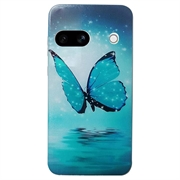 Coque Google Pixel 8a en TPU Stylish Ultra Fin - Papillon Bleu