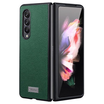 Coque Hybride Samsung Galaxy Z Fold4 Sulada Luxury Series - Verte