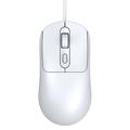 T-WOLF G580 Souris filaire avec grille antidérapante 3D - Blanc