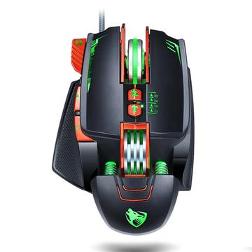 T-WOLF V9 Souris de jeu filaire avec lumière RGB