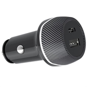 Chargeur de voiture T05 USB-A/USB-C avec traceur anti-perte pour iPhone
