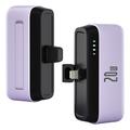 T160 Mini Lightning Batterie Externe portable - PD 20W, 5000mAh - Purple