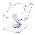T632 Acrylic Tablet Phone Stand Folding Desktop Tablet PC Holder Support 360° Rotating