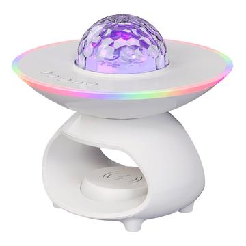 TCSP-001-C Lampe pour projecteur d\'étoiles 4-en-1 avec télécommande - Blanc