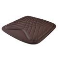 TK036 Coussin de siège de voiture en texture nappa avec mousse à mémoire de forme - Marron