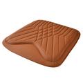 TK036 Coussin de siège de voiture en texture nappa avec mousse à mémoire de forme - Café