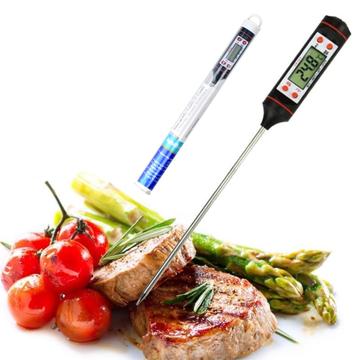 TP101 Thermomètre alimentaire numérique à longue sonde Thermomètre numérique électronique pour barbecue Outil de mesure de la température