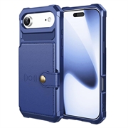 Coque iPhone Air en TPU avec Porte-Cartes - Bleue