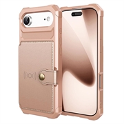 Coque iPhone Air en TPU avec Porte-Cartes - Rose