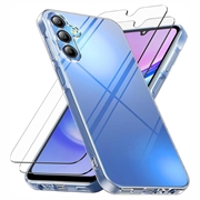Coque Samsung Galaxy A17/A26 en TPU avec 2x Protecteur d’Écran en Verre Trempé - 9H - Claire