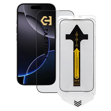 Protecteur d\'écran iPhone 16 Pro/17 Tactical Impact Barrier for Rookies - Bordure noire