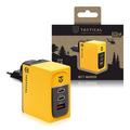 Chargeur mural 100W Tactical Nett Warrior GaN - 2x PD3.0 USB-C, QC3.0 USB-A - Jaune