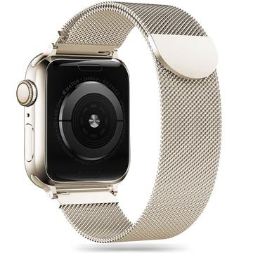 Apple Watch Series 9/8/SE (2022)/7/SE/6/5/4/3/2/1 Tech-Protect Milanese Strap (Open-Box Satisfactory) - Starlight