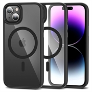 Coque iPhone 15 Plus Tech-Protect Magmat - Compatible MagSafe - Translucide Noir