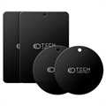 Plaques en Métal pour Support Magnétique Tech-Protect - 4 Pièces - Noir