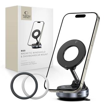 Support de voiture magnétique MagSafe Tech-Protect N60 - Noir