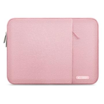 Housse pour ordinateur portable avec poche latérale Tech-Protect Sleevy - 13-14" - Rose poussiéreuse