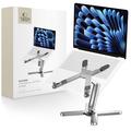 Support universel pour ordinateur portable Tech-Protect ULS200 - Support ergonomique réglable en aluminium - Argenté