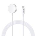 Chargeur magnétique Apple Watch Tech-Protect UltraBoost - Câble USB-C, 120cm - Blanc