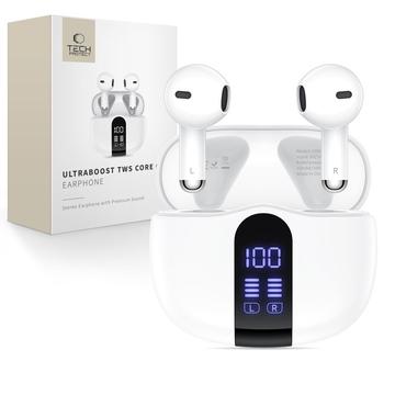 Tech-Protect UltraBoost TWS Core G2 Ecouteurs sans fil avec affichage LED