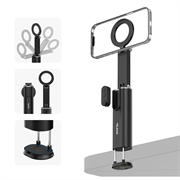 Telesin P1-HSS-02 Support MagSafe pour Vlogging avec télécommande Bluetooth - Noir
