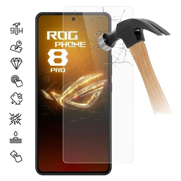 Protecteur d’Écran Asus ROG Phone 8 Pro en Verre Trempé - 9H - Case Friendly - Clair