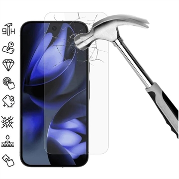 Protecteur d\'écran Google Pixel 10 Pro en verre trempé - 9H - Case Friendly - Transparente