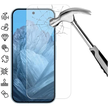 Protecteur d\'Écran Google Pixel 9/9 Pro en Verre Trempé - Case Friendly - Transparente