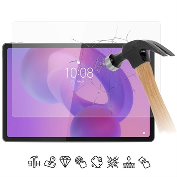 Protecteur d\'écran Lenovo Idea Tab Plus en verre trempé - 9H - Case Friendly - Transparente