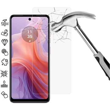 Protecteur d\'Écran Motorola Moto E14 en Verre Trempé - Case Friendly - Transparente