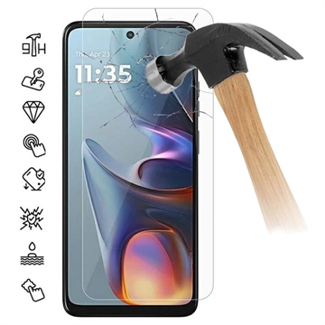 Protecteur d\'Écran Motorola Moto E15 en Verre Trempé - Case Friendly - Transparente