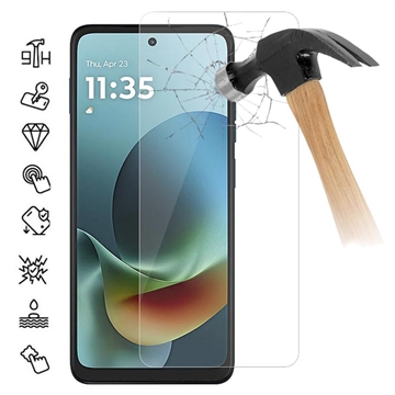 Protecteur d\'écran Motorola Moto G Play (2026) en verre trempé - 9H - Case Friendly - Transparente