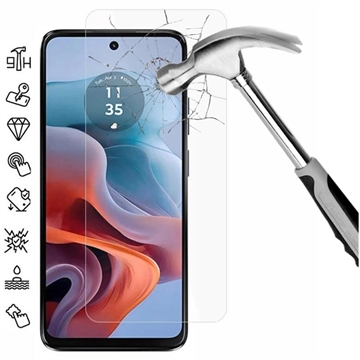 Protecteur d’Écran Motorola Moto G34/G45 en Verre Trempé - Case Friendly - Clair