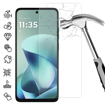Protecteur d\'écran Motorola Moto G57 Power en verre trempé - 9H - Case Friendly - Transparente