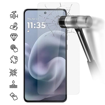Protecteur d\'écran Motorola Moto G86 Power en verre trempé - 9H - Case Friendly - Transparente