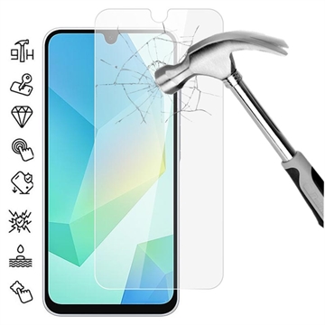 Protecteur d\'écran Samsung Galaxy A17/A26 en verre trempé - 9H - Case Friendly - Transparente