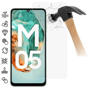 Protecteur d\'Écran Samsung Galaxy M05 en Verre Trempé - Case Friendly - Transparente