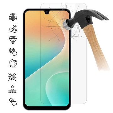 Protecteur d\'écran Samsung Galaxy M36 en verre trempé - 9H - Case Friendly - Transparente